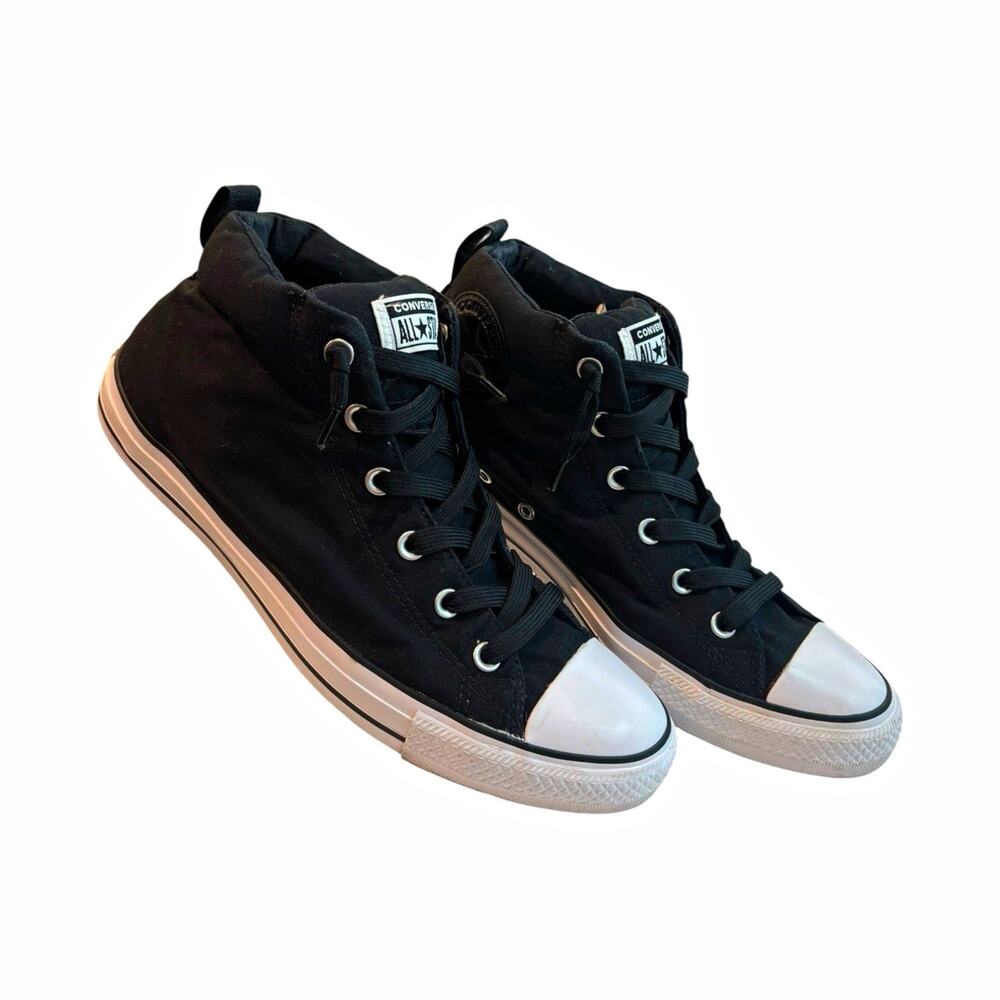 Converse Chuck Taylor All Star High Street Black Mid Top Sneakers Men’s 10 Women
